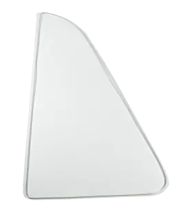 Vent Window Glass - Clear - LH or RH - 51-55 Chevy GMC Truck - Image 1 of 3