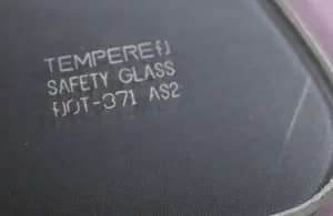 Vent Window Glass - Green Tint - LH or RH - 51-55 Chevy GMC Truck - Image 2 of 3