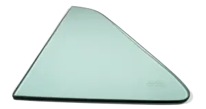 Vent Window Glass - Green Tint - LH or RH - 51-55 Chevy GMC Truck - Image 1 of 3