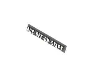 Ignition Control Indicator Plate - 69-72 Chevy GMC CK Truck Blazer Jimmy Suburban - Image 2 of 3