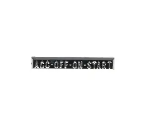 Ignition Control Indicator Plate - 69-72 Chevy GMC CK Truck Blazer Jimmy Suburban - Image 1 of 3