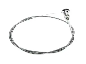 Choke Cable with Knob - Chrome Knob - 46 inch long - 55-59 Chevy Pickup, Suburban - Image 3 of 3