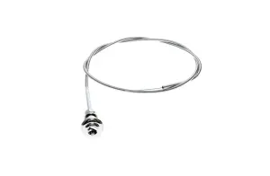 Throttle Cable with Chrome Knob - 46.75 inch Long - 55-59 Chevy GMC Pickup, Suburban - Image 1 of 3