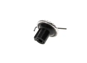 Wiper Switch Knob - Black / Stainless Cap - w/o washer - 60-63 Chevy C/K Pickup, Suburban - Image 3 of 3