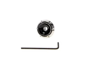 Wiper Switch Knob - Black / Stainless - w/o washer - 64-66 Chevy C/K Pickup, Suburban - Image 1 of 3
