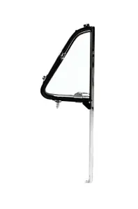 Vent Window Assembly - LH - Clear Glass - Chrome Sash - 54-55 Chevy GMC Pickup, Suburban - Image 1 of 3