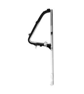 Vent Window Assembly - RH - Clear Glass - Chrome Sash - 54-55 Chevy GMC Pickup, Suburban - Image 3 of 3