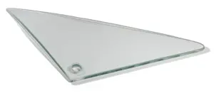 Vent Glass - Clear - LH - 66-67 BOP A-Body Sedan (Post) - Image 2 of 3