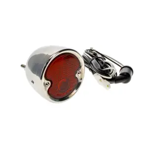 Tail Lamp Assembly - Stainless Housing - LH or RH - 54-55 Chevy GMC Pickup Truck - Image 1 of 3