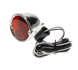 Tail Lamp Assembly - Stainless Housing - LH or RH - 55-59 Chevy GMC Stepside Pickup - Image 2 of 3