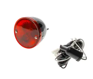 Tail Lamp Assembly - Black Housing - LH or RH - 60-66 Chevy GMC C/K Stepside Pickup - Image 2 of 3