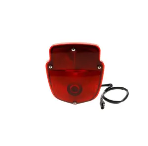 Tail Lamp Assembly - Stainless Housing - RH - 12-Volt - 55-66 F100 F250 Flareside Pickup - Image 1 of 3