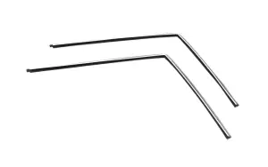 Door Glass Top Run Channels - Pair - 66-77 Bronco Hardtop or Pickup - Image 2 of 3