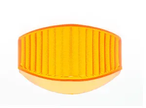 Park Lamp Lens - Amber - LH or RH - 53-54 F100 F250 F350 Ford Pickup Truck - Image 1 of 3