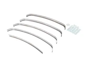 Grille Molding Set - 5 pcs with hardware - 48-50 F1 F2 Ford Pickup Truck (without crank hole) - Image 3 of 3
