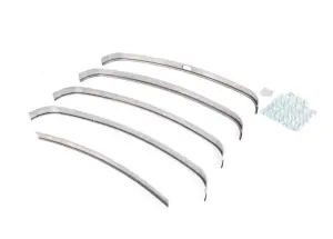 Grille Molding Set - 5 pcs with hardware - 48-50 F1 F2 Ford Pickup Truck (with crank hole) - Image 3 of 3