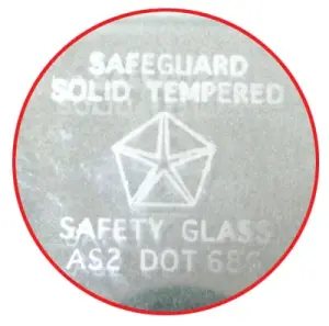 Back Glass - Green Tint - 70-74 Barracuda - Image 3 of 3