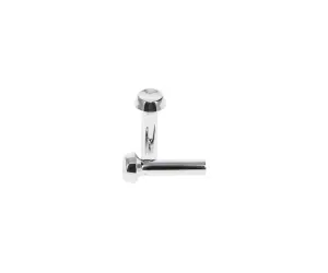 Door Lock Knobs - Chrome Pair - 65 Falcon Fairlane Ranchero Comet Cyclone; 65-66 Mustang; 66-67 Bronco - Image 2 of 3