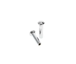 Door Lock Knobs - Chrome Pair - 68-74 Ford Car and Truck - Image 3 of 3