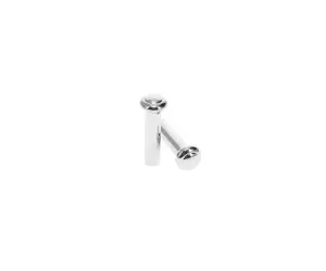 1968 Ford Falcon Door Lock Knobs - Chrome Pair - 68-74 Ford Car and Truck