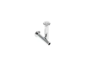 Door Lock Knobs - Chrome Pair - 66-67 Fairlane; 65-67 Galaxie - Image 3 of 3