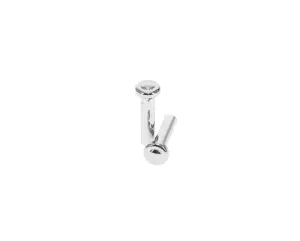 1966 Mercury Monterey Door Lock Knobs - Chrome Pair - 66-67 Fairlane; 65-67 Galaxie
