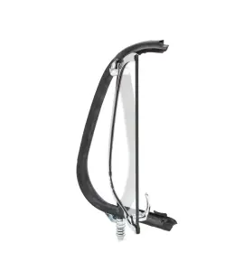 Vent Window Assembly - LH - Clear Glass - Chrome Frame - 48-50 F1 F2 Ford Pickup Truck - Image 2 of 4