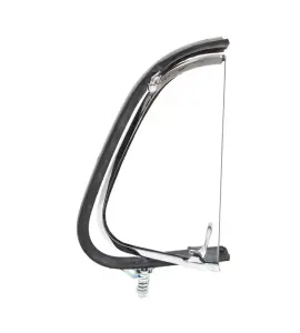 Vent Window Assembly - LH - Clear Glass - Chrome Frame - 48-50 F1 F2 Ford Pickup Truck - Image 1 of 4
