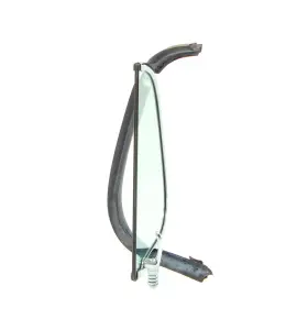 Vent Window Assembly - LH - Green Tint Glass - Chrome Frame - 48-50 F1 F2 Ford Pickup Truck - Image 2 of 4