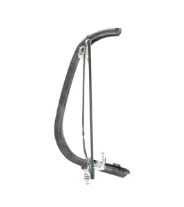 Vent Window Assembly - LH - Clear Glass - Chrome Frame - 51-52 F1 F2 Ford Pickup Truck - Image 2 of 3