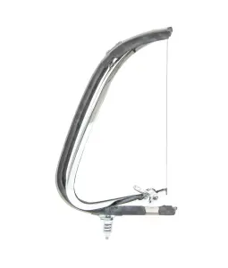 Vent Window Assembly - RH - Clear Glass - Chrome Frame - 51-52 F1 F2 Ford Pickup Truck - Image 3 of 3