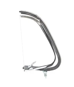 Vent Window Assembly - RH - Clear Glass - Chrome Frame - 51-52 F1 F2 Ford Pickup Truck - Image 1 of 3