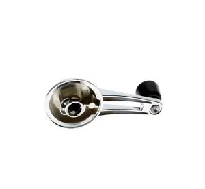 Chrome Window Crank Handle with Black Knob - 62-64 Chevy II Nova, 64 Malibu El Camino - Image 3 of 3