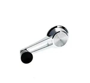 1964 Chevy Impala Chrome Window Crank Handle with Black Knob - 62-64 Chevy II Nova, 64 Malibu El Camino
