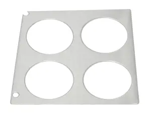 Dash Bezel Trim - Brushed Aluminum - 78-80 Chevy GMC C/K Pickup Truck Blazer Jimmy Suburban w/o AC - Image 3 of 3