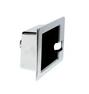 Front Door Handle Bezel - RH - Chrome - 81-89 Chevy GMC C/K Pickup Truck Blazer Jimmy Suburban - Image 2 of 3