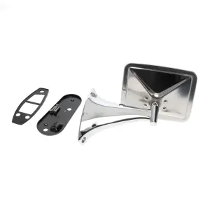 Outside Rear View Mirror Kit - Stainless - LH - 70-72 Chevy GMC C/K Pickup Truck Blazer Jimmy Suburban - Image 1 of 3