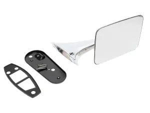 Outside Rear View Mirror Kit - Stainless - RH - 70-72 Chevy GMC C/K Pickup Truck Blazer Jimmy Suburban - Image 3 of 3