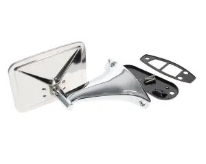 Outside Rear View Mirror Kit - Stainless - RH - 70-72 Chevy GMC C/K Pickup Truck Blazer Jimmy Suburban - Image 1 of 3