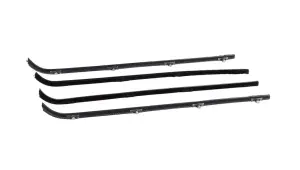 Front Door Beltline Window Felts - Inner & Outer - Black Bead - 64-66 Chevy GMC CK Truck Suburban - Image 3 of 3
