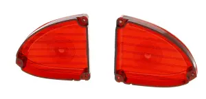 Tail Lamp Lenses - Pair - 60-66 Chevy GMC C/K Suburban Panel - Image 3 of 3