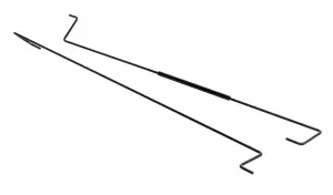 Trunk Deck Lid Torsion Spring Rods - Pair - 68-72 Dodge Charger - Image 3 of 3