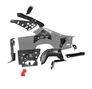 Rocker Panel to Door Pillar Brace - RH - 68-70 Dodge Plymouth B-Body - Image 4 of 4
