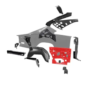 Inner Structure Panel - LH - 68-70 Dodge Plymouth B-Body - Image 4 of 4