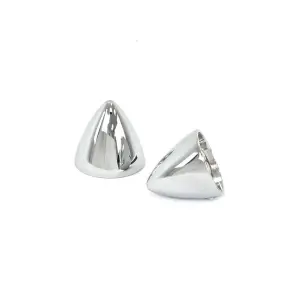 Chrome Door Mirror Bullet Caps - Pair - 53-66 Ford F100 F250 - Image 4 of 6