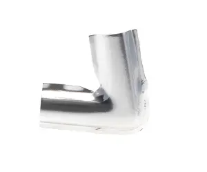 Chrome Rear Window Gasket Lock Strip Corner Joint - LH or RH - 73-91 Chevy GMC C/K Truck - Image 1 of 3
