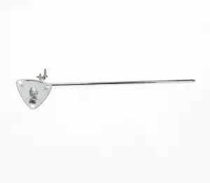 Sunvisor Bracket - Chrome - LH or RH - 53-55 F100 F250 F350 Ford Pickup Truck - Image 4 of 4