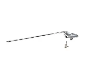 Sunvisor Bracket - Chrome  - LH or RH - 56-60 F100 F250 F350 Pickup Truck - Image 3 of 3