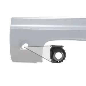 Fuel Filler Pipe Housing - LH - 84-87 Chevy GMC C/K Pickup Truck - Fleetside - Image 4 of 4
