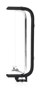 Vent Window Assembly - LH - Clear - Chrome Frame - 56 Ford F100 F250 F350 Pickup Truck - Image 2 of 3